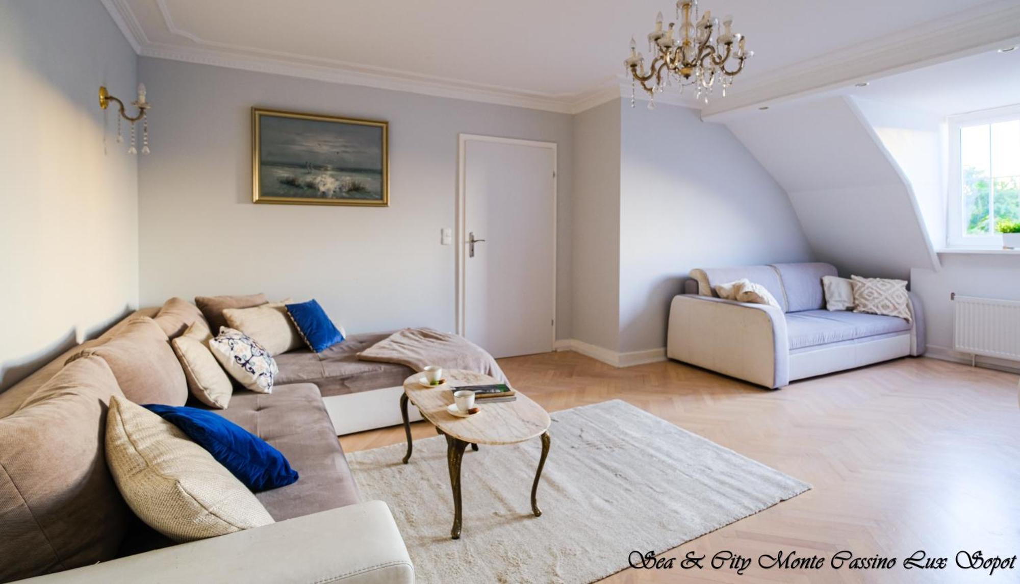 Sea & City 50 M Monte Casinno 100 M Beach Apartments Lux Sopot Eksteriør billede