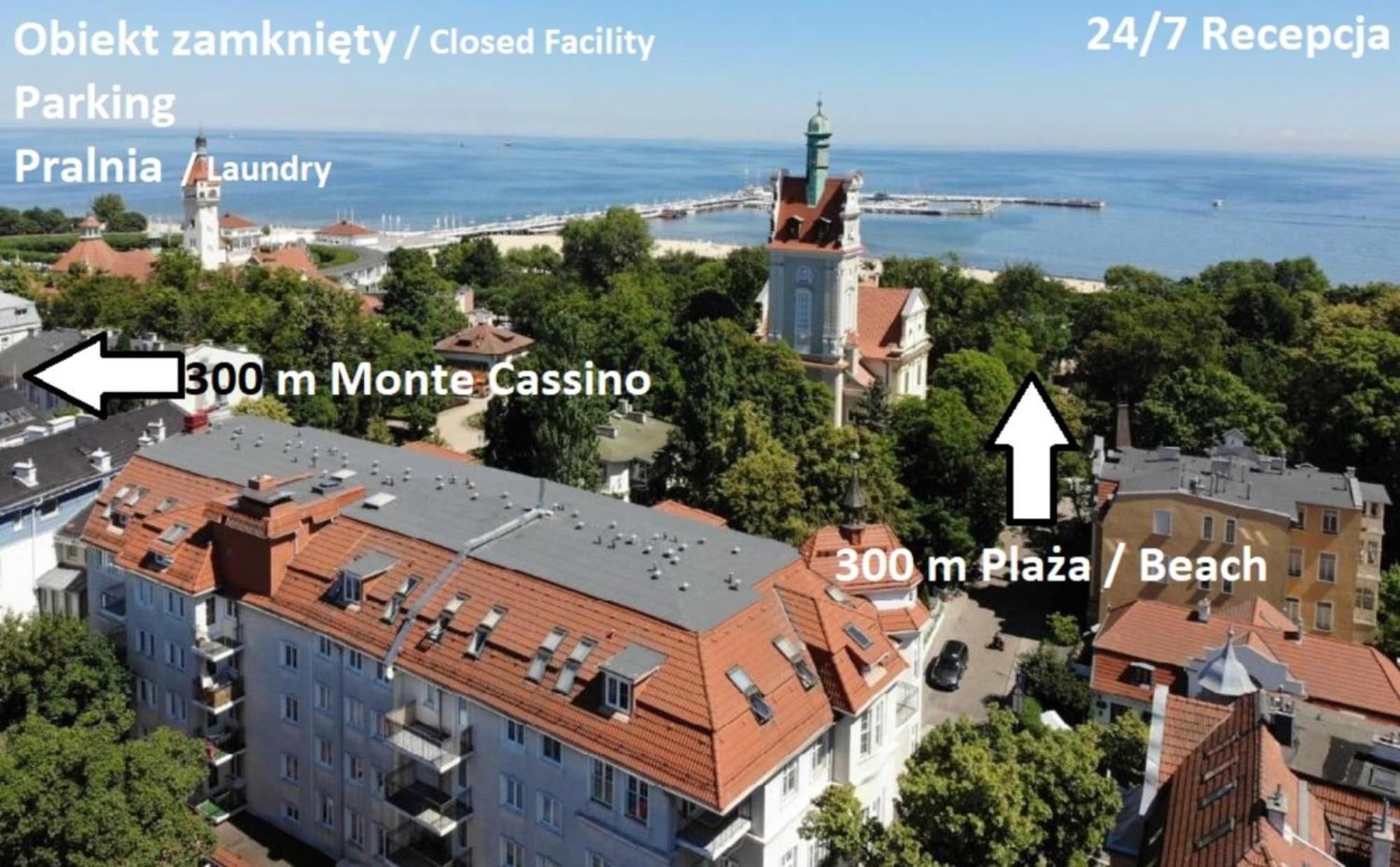 Sea & City 50 M Monte Casinno 100 M Beach Apartments Lux Sopot Eksteriør billede